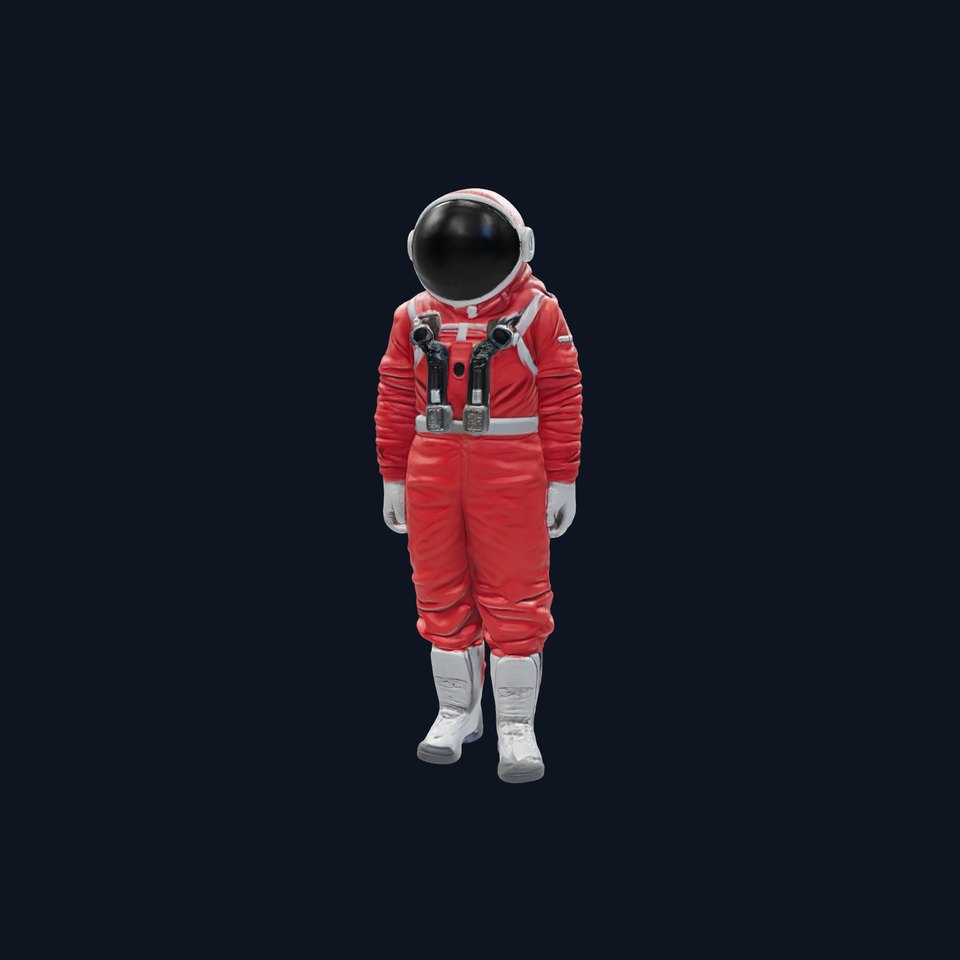 Martian Exploration Suit with High-Tech Features model pack